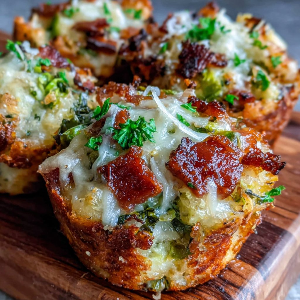 Brussels Sprout & Bacon Hash Cups