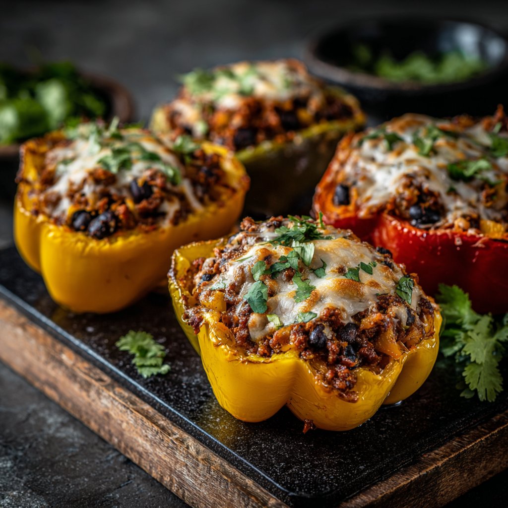 Savory Stuffed Bell Peppers