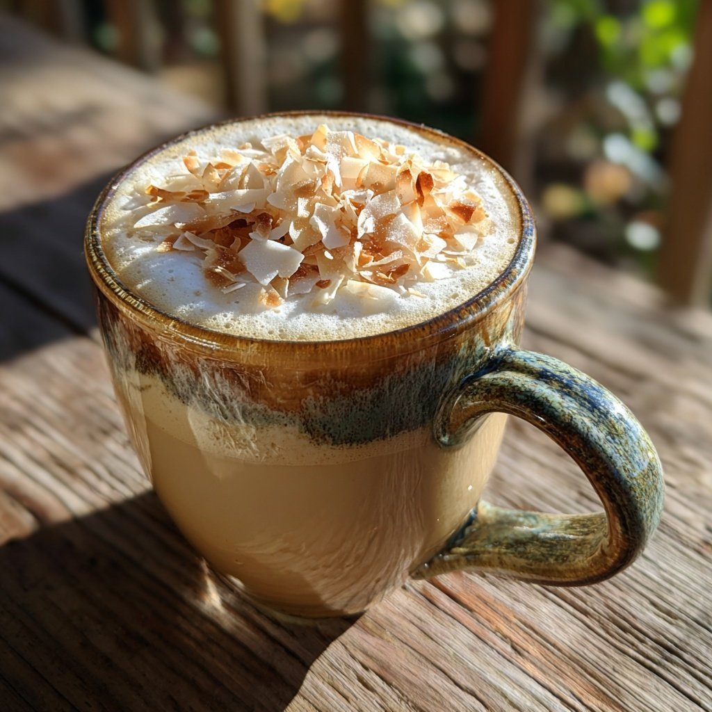 Vanilla Coconut Latte Bliss