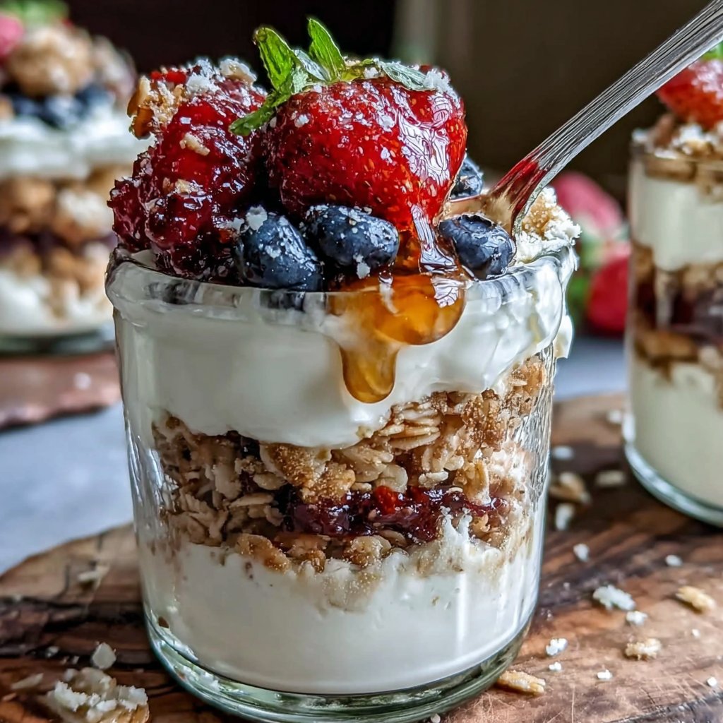 Greek Yogurt Parfait with Berries