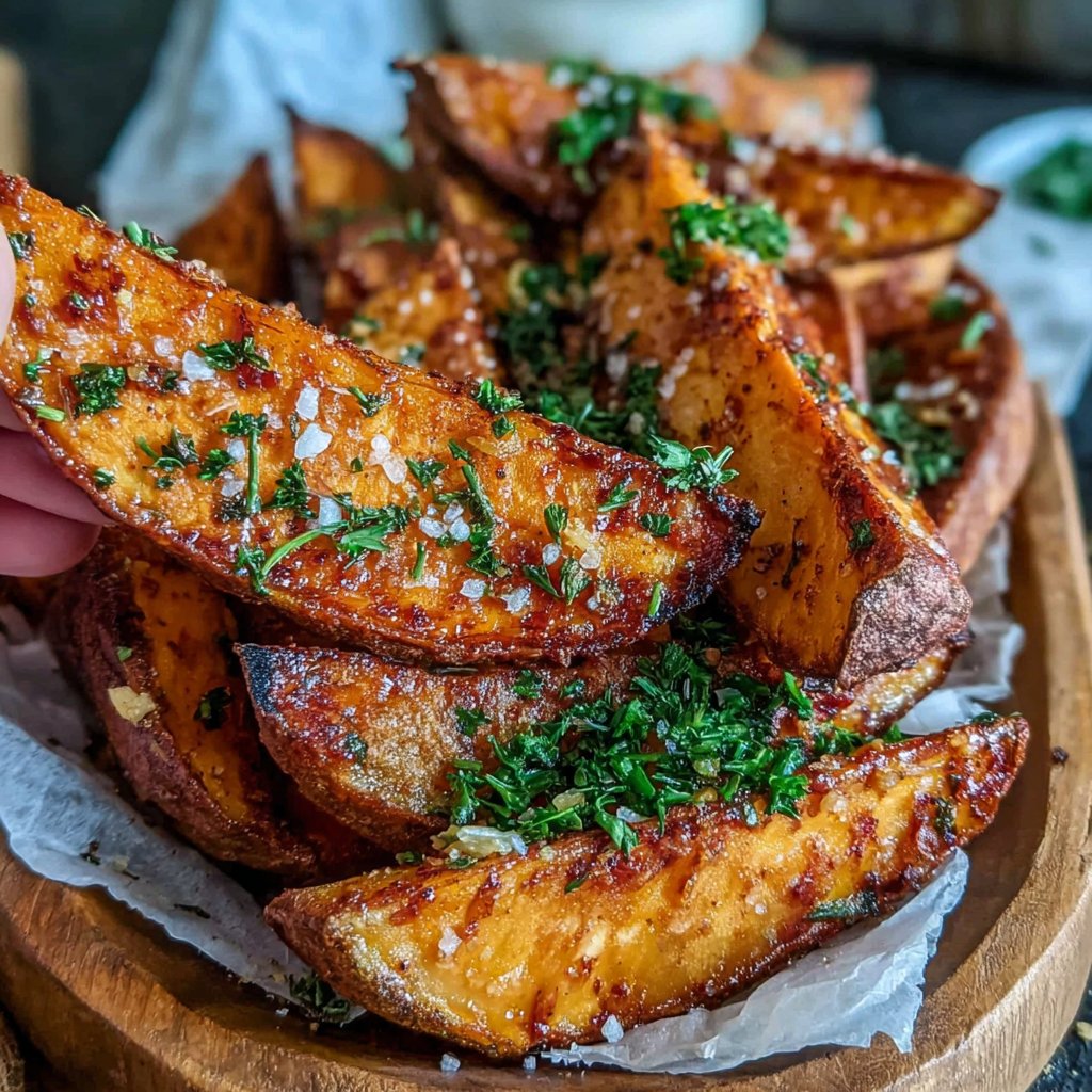 Baked Sweet Potato Wedges